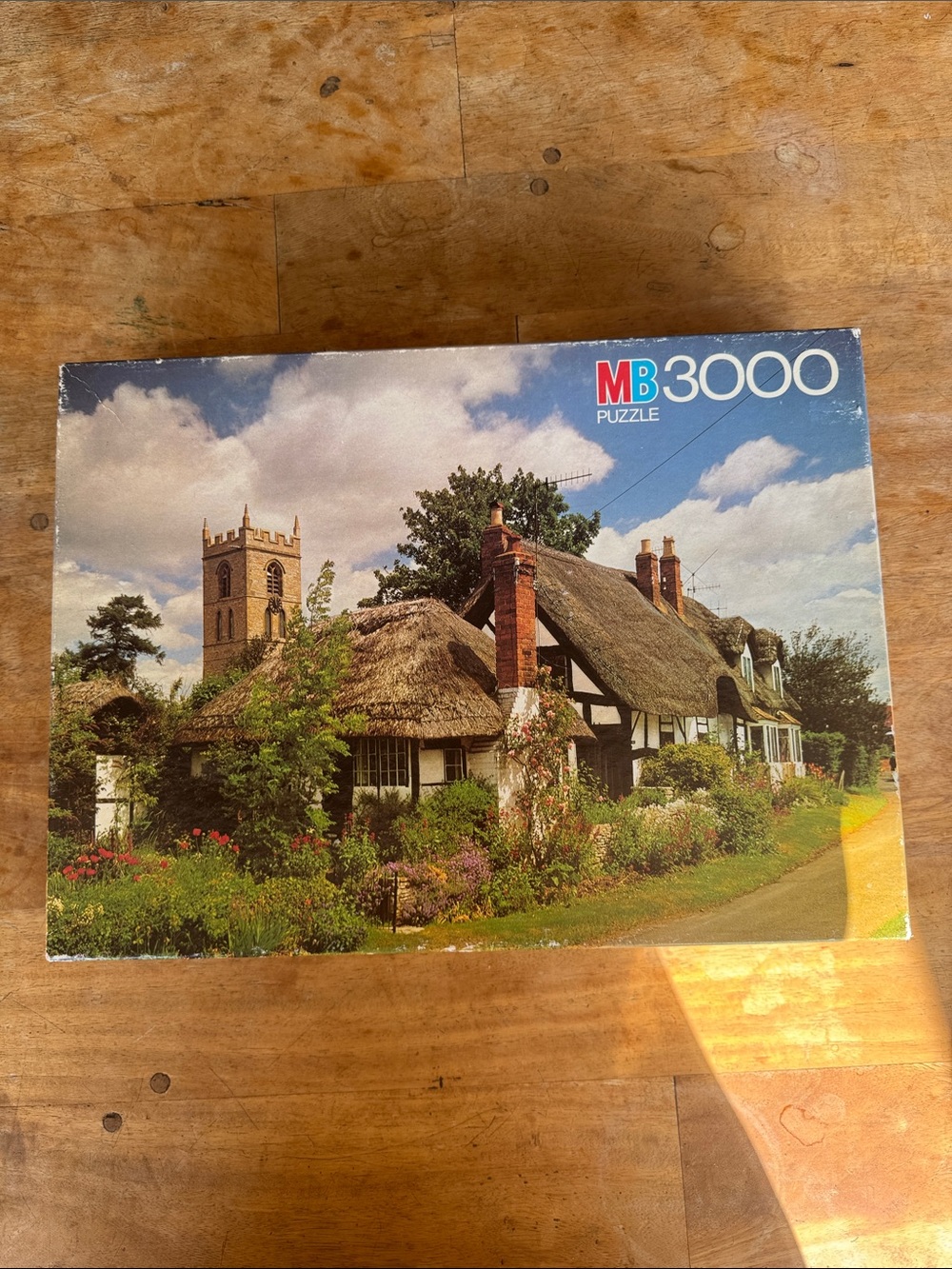Welford-on-Avon England 3000 Piece Grand MB Puzzle 1979 Used